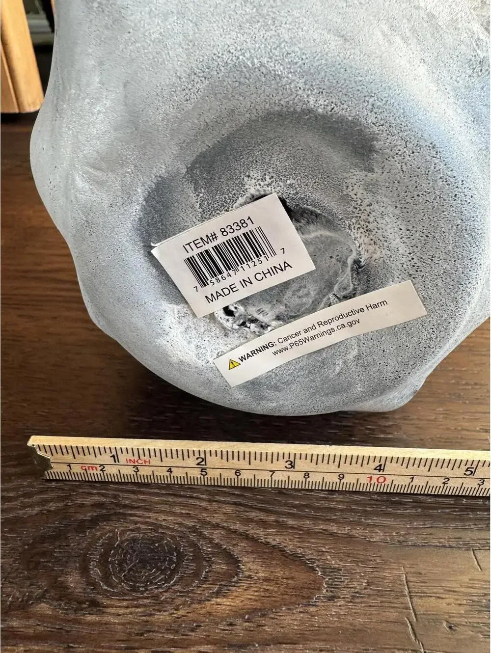 Home Decor | Blue Glass Table Vase | 1058
